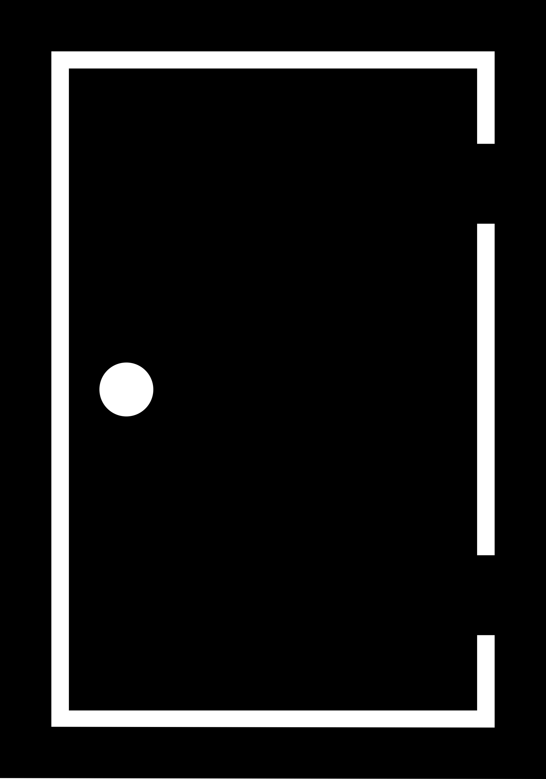 Closed Filled Rectangular Door Editable Svg Line Art Free Vectors